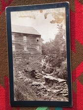 Photo- Mill along river- California? 1800s