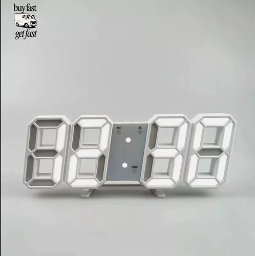 Digital wall clock - wall,