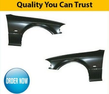 BMW 3 E46 2 Door Coupe / Cab Front Wing Primed Pair Left & Right Not M3 1998-03 