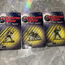 Masked Rider bundle 3” Collectible Figures Saban’s Bandai 1995 Sealed x3