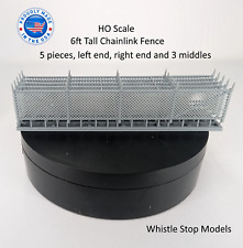 HO Scale 6 ft tall chain link fence HO2001