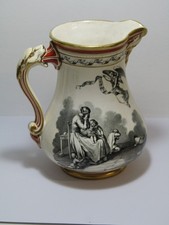 Antique Samuel Alcock & Co Burslem Crimean War Royal Patriotic Jug 1855