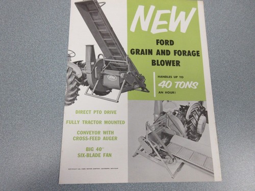Ford grain forage blower - ford, &