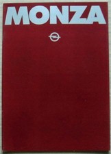 OPEL MONZA Sports Coupe Car Sales Brochure 1980