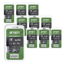 Semi Chisel Chainsaw Chain 6 Inch .050 1/4 42 DL for Worx Makita 10 Pack