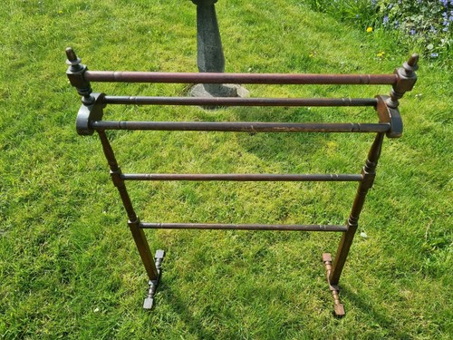 Victorian mahogany towel - victorian,