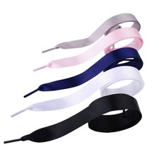 2cm Silk Shoelaces Fashional Shoe Laces Flat Shoestrings Made of Ribbon 4 Length