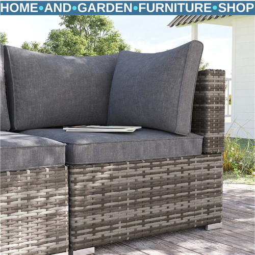 Rattan corner sofa chair - rattan, with