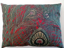 Large HERA Liberty of London cotton LAVENDER SLEEP PILLOW  Full of Lavender