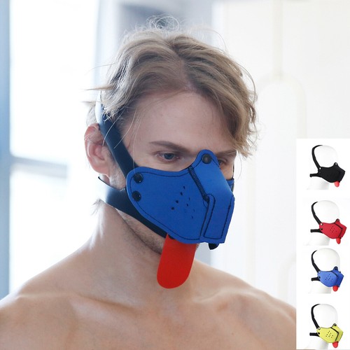 Rubber half face dog - rubber,