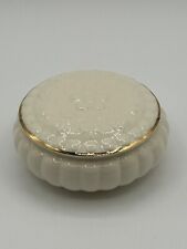 Vtg Aynsley Camellia Bone China Trinket Dresser Powder Box