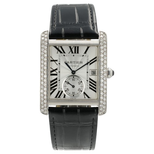 Cartier tank silver dial - tank,