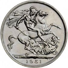 1951 CROWN FESTIVAL OF GREAT BRITIAN UNC