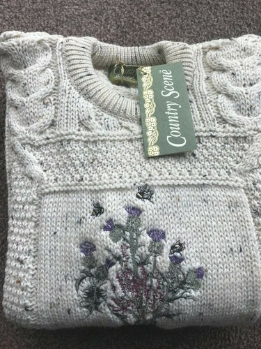 100 british wool aran - british,