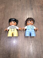 LEGO Duplo Minifigs Mini Figures Lot Of 2 Kids Children  Boy And Little Girl 