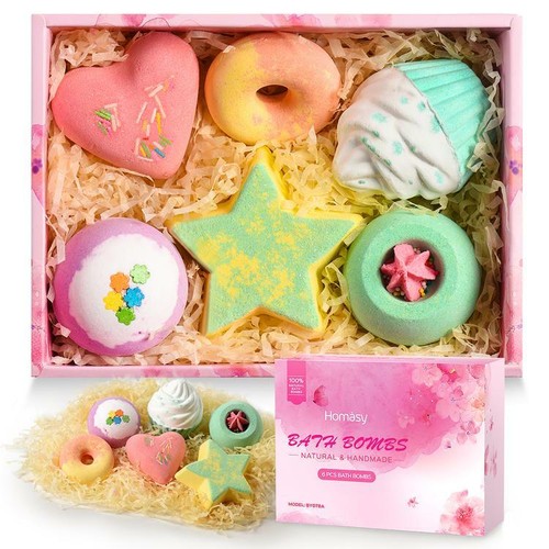 Bath bombs gift set handmade - bath,
