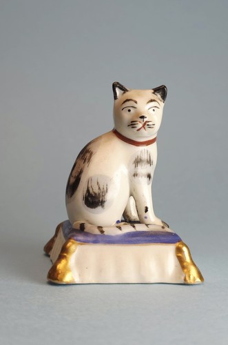 Miniature samson porcelain cat - samson,