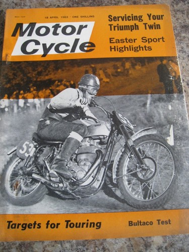 Motorcycle apr 1963 - 18,