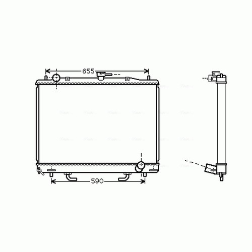 Radiator for mitsubishi shogun - for,