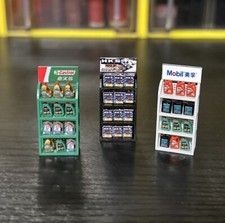 Diorama 1/64 Oil Rack Model Garage Repair Workshop Scene Display Props Model Toy