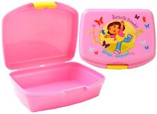 DORA SMALL SANDWICH BOX LUNCH BAG EXPLORER PINK YELLOW BUTTERFLY FRIENDS BLUE