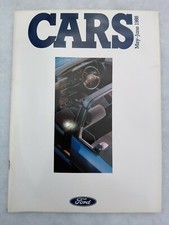 Vintage Ford XR2i XR3i XR4i Sales Range Brochure May June 88