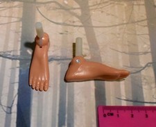 Vintage Action Man 40th Soldier Sailor Pilot Adventurer Replacement Feet 1 Pair
