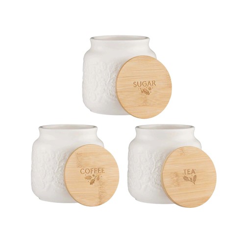 Storage jar set stoneware - jar, 3