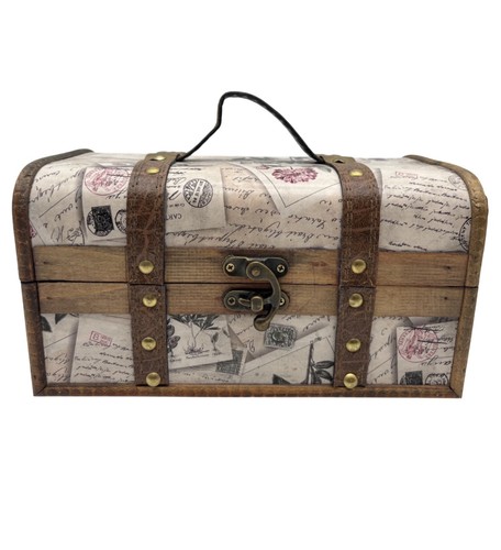 Vintage style wooden treasure - vintage,