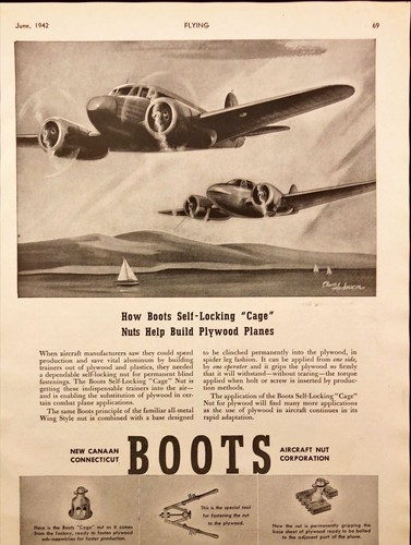 1942 boots aircraft nuts - aircraft, wwii