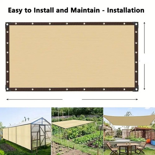Sun shade sail net cloth - uv,