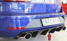 Seat Leon Cupra ST Estate (2017-ON) RIEGER Rear Bumper Diffuser Gloss Black