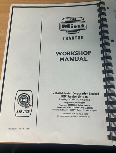 Bmc mini nuffield - mini/nuffield, tractor