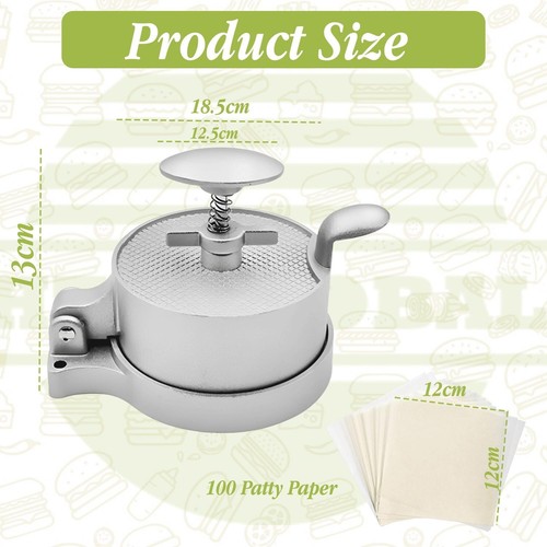 Burger press stainless steel - press,