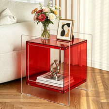 Acrylic Nightstand Side Table