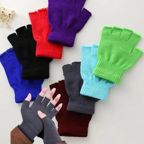 Adults fingerless gloves - fingerless, men's