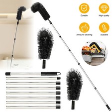 Gutter Cleaning Tool Roof Gutter Cleaner with Telescopic Extendable Pole Brush