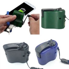 Dynamo Generator Phone Emergency Charger EDC USB Hand Crank Fast Charging