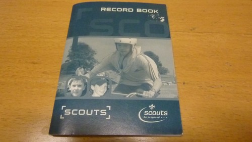 Scout books scouts record book - books,