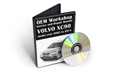 Service and Repair Manual for Volvo XC90 [CD-ROM] (fits year: 2005 - 2014)