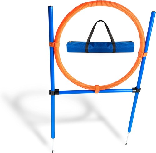 Dog agility hoop jump set - dog,