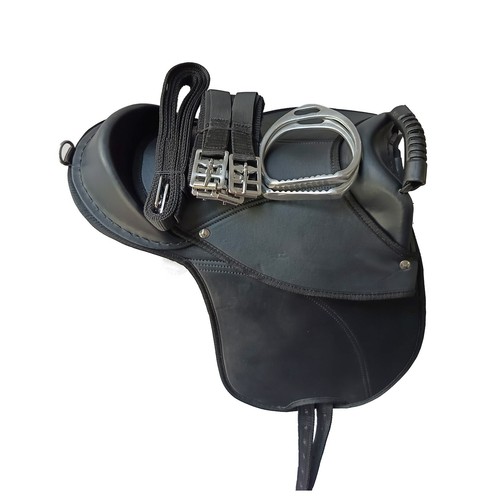 Children plain black - black, synthetic