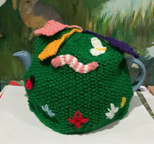 Tea cosy teapot cover with - tea,