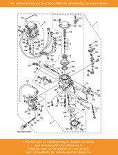YAMAHA Hose, 5EL-14987-00 OEM