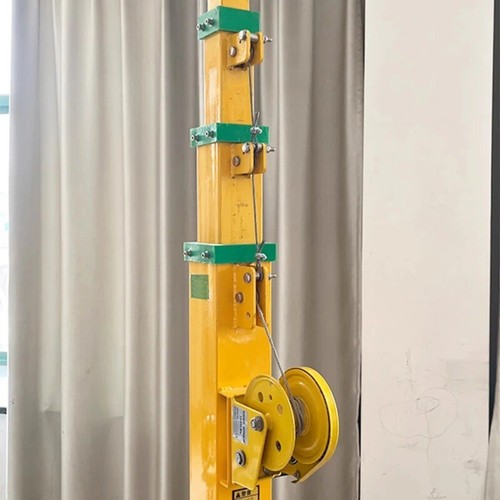 Elevating surveillance mast - elevating,