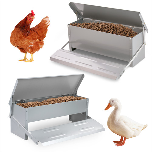 Auto chicken treadle feeder - chicken,