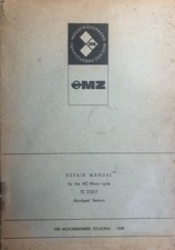 MZ TS 250/1 - ORIGINAL 1976 REPAIR MANUAL ABRIDGED VERSION