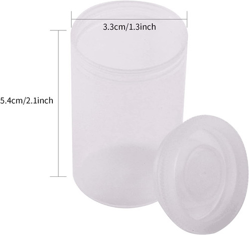 35mm plastic film canisters - plastic,