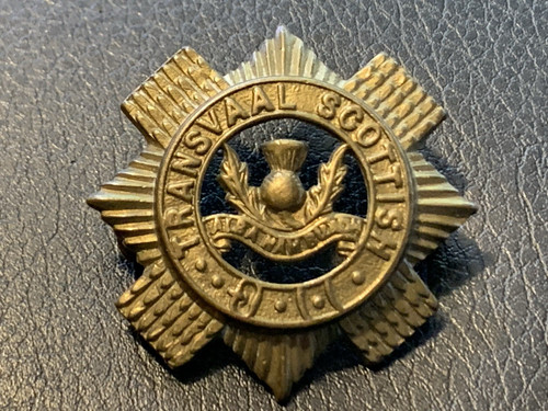 Transvaal scottish badge - scottish,
