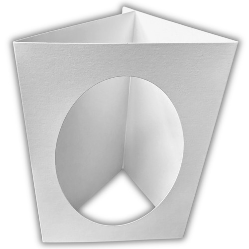 Pack white oval aperture - oval,